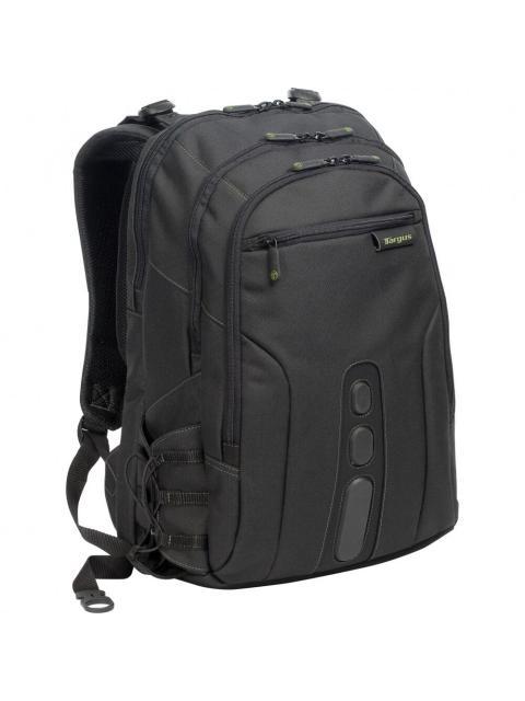 TARGUS MOCHILA SPRUCE ECOSMART DE POLIESTER 17 NEGRO-VERDE (TBB019US)