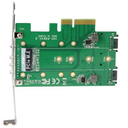 STARTECH  TARJETA PCI EXPRESS DE 3 PUERTOS M.2 PARA SSD