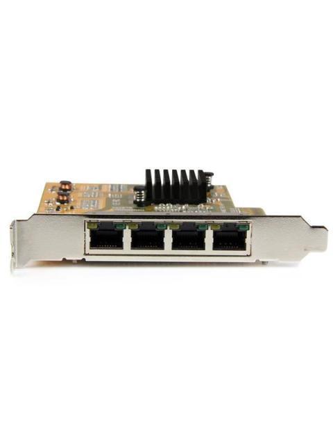 STARTECH  TARJETA PCI EXPRESS ETHERNET GIGABIT DE 4 PUERTOS RJ-45 ALAMBRICO 2000 MBIT-S