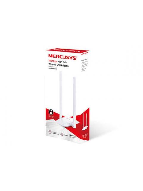 MERCUSYS ADAPTADOR DE RED USB MW300UH INALAMBRICO WLAN 300MBIT-S 2.4GHZ 2 ANTENAS
