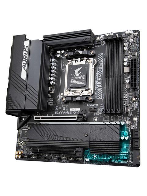 TARJETA MADRE AORUS MICRO-ATX B650M AORUS ELITE AX S-AM5 AMD B650 HDMI 128GB DDR5 PARA AMD