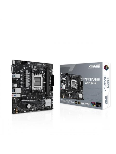 TARJETA MADRE ASUS MICRO-ATX PRIME A620M-K S-AM5 AMD A620 HDMI 96GB DDR5 PARA AMD