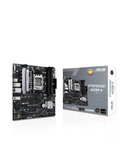 TARJETA MADRE ASUS MICROATX PRIME A620MACSM SAM5 AMD A620 HDMI 128GB DDR5 PARA AMD