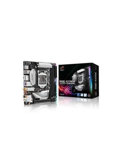 TARJETA MADRE ASUS ROG STRIX Z370-I GAMING - S-1151 - 2XDDR4 - 2133-4333 MHZ - HDMI - DISPLAYPORT - USB 2.0 - USB 3.0 - MINI ITX