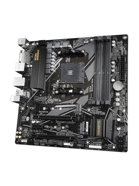 TARJETA MADRE GIGABYTE MICRO ATX B550M DS3H S-AM4 AMD B550 HDMI 128GB DDR4 PARA AMD - REQUIERE ACTUALIZACION DE BIOS PARA LA SERIE RYZEN 5000