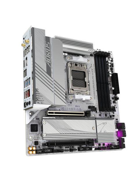 TARJETA MADRE GIGABYTE MICRO ATX B650M A ELITE AX ICE 64 GB DDR5 AM5 PARA AMD