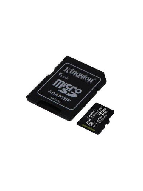 MEMORIA FLASH KINGSTON CANVAS SELECT PLUS 128GB MICROSDXC UHS-I CLASE 10 CON ADAPTADOR