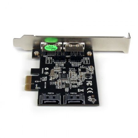 STARTECH  TARJETA PCI EXPRESS PEXESAT322I 6GBIT-S 2 PUERTOS ESATA