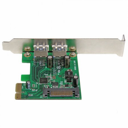 TARJETA PCIE 2PTOS USB 3.0 UASP ALIMENTAC SATA STARTECH PEXUSB3S24