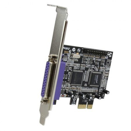 TARJETA PCIE PARALELO 2PTOS DB25 1284 SPP EPP ECP STARTECH PEX2PECP2