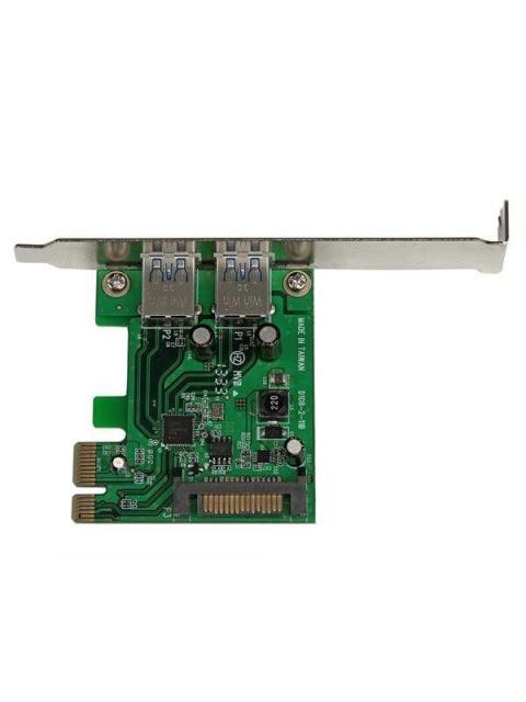TARJETA PCIE 2PTOS USB 3.0 UASP ALIMENTAC SATA STARTECH PEXUSB3S24