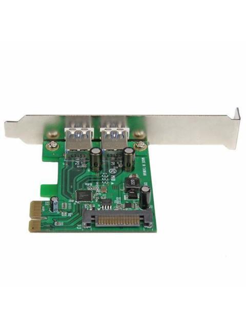 TARJETA PCIE 2PTOS USB 3.0 UASP ALIMENTAC SATA STARTECH PEXUSB3S24