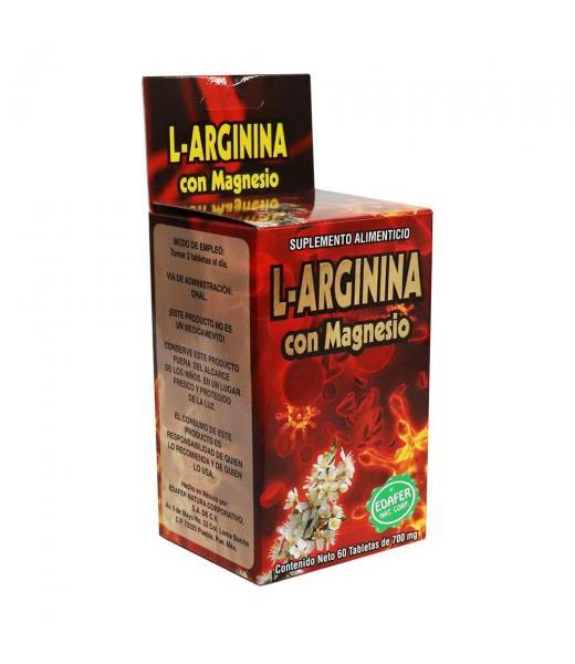 TBS. L-ARGININA CON MAGNESIO C 60 EDAFER NATURA