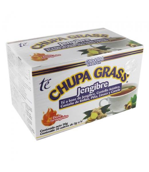 TE CHUPA GRASS C 30 SOB. JENGIBRE CENTELLA ASIATICA CASTAñO DE INDIA GN+VIDA
