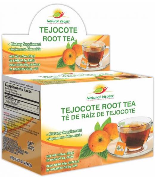 TE DE RAIZ DE TEJOCOTE 50 G NATURAL VITALITY