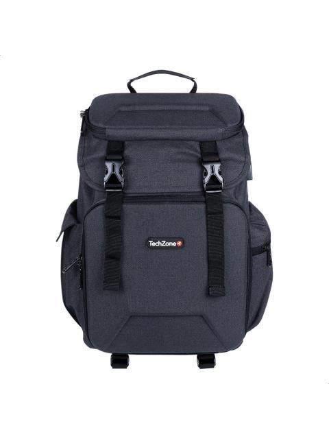 TECHZONE MOCHILA DE POLIESTER GLORY PARA LAPTOP 15.6 GRIS
