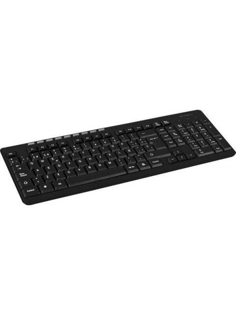 TECLADO ACTECK TM100 INALAMBRICO USB NEGRO (ESPANOL)