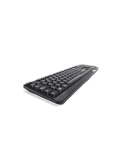 TECLADO ALAMBRICO VORAGO KB102 USB ALAMBRICO UNIVERSAL TECLAS FN MULTIMEDIA NEGRO.