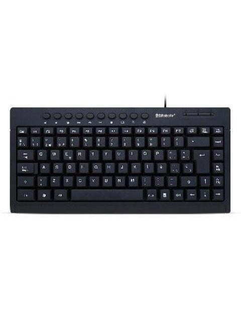 TECLADO BROBOTIX ALAMBRICO USB TECLAS PROGRAMABLES NEGRO 963067