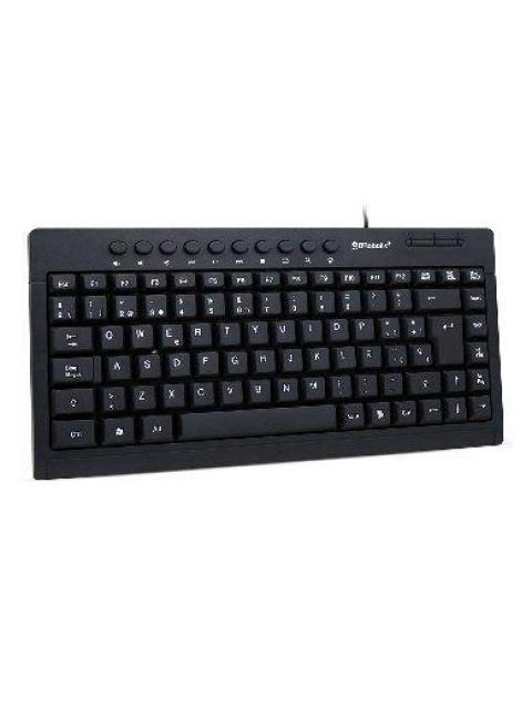 TECLADO BROBOTIX ALAMBRICO USB TECLAS PROGRAMABLES NEGRO 963067