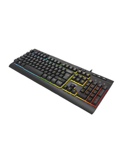TECLADO GAMER ACTECK AUREAN PRO TA477G ALAMBRICO USB NEGRO