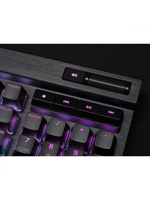 TECLADO GAMER CORSAIR K70 RGB PRO LED RGB TECLADO MECANICO CHERRY MX BROWN ALAMBRICO USB NEGRO INGLES