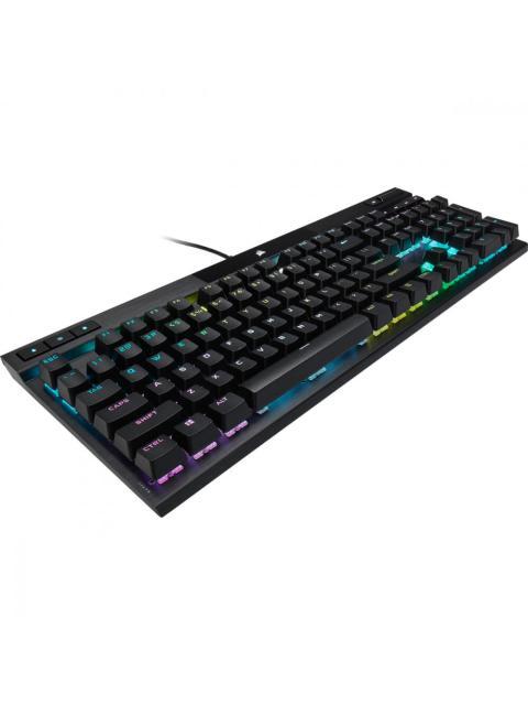 TECLADO GAMER CORSAIR K70 RGB PRO TECLADO MECANICO SWITCH OPX ALAMBRICO NEGRO (INGLES)