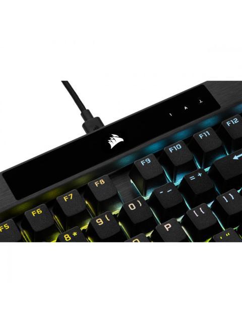 TECLADO GAMER CORSAIR K70 RGB PRO TECLADO MECANICO SWITCH OPX ALAMBRICO NEGRO (INGLES)