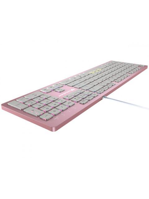 TECLADO GAMER COUGAR VANTAR AX RGB SWITCH TIJERA ALAMBRICO ROSA (INGLES)