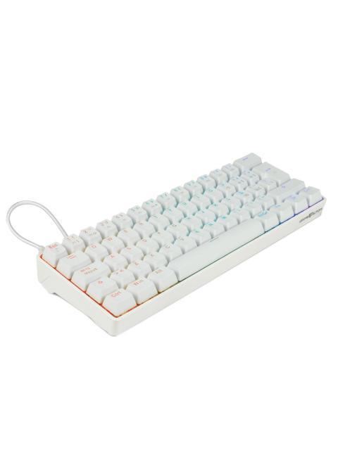 TECLADO GAMER GAME FACTOR KBG560 RGB TECLADO MECANICO SWITCH RED ALAMBRICO BLANCO (ESPANOL)