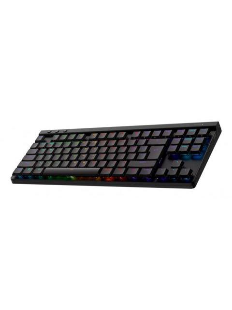 TECLADO GAMER LOGITECH G515 LIGHTSPEED TKL LED RGB TKL TECLADO MECANICO LOGITECH GL TACTILE INALAMBRICO RF INALAMBRICO-BLUETOOTH NEGRO INGLES