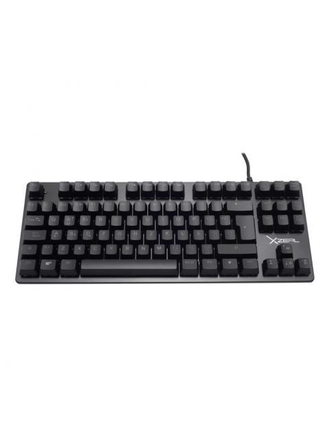 TECLADO GAMER XZEAL XZ1020 TECLADO MECANICO SWITCH RED ALAMBRICO NEGRO (ESPANOL) - ¡COMPRA Y RECIBE $50 DE SALDO DE REGALO EN TU PROXIMA COMPRA!