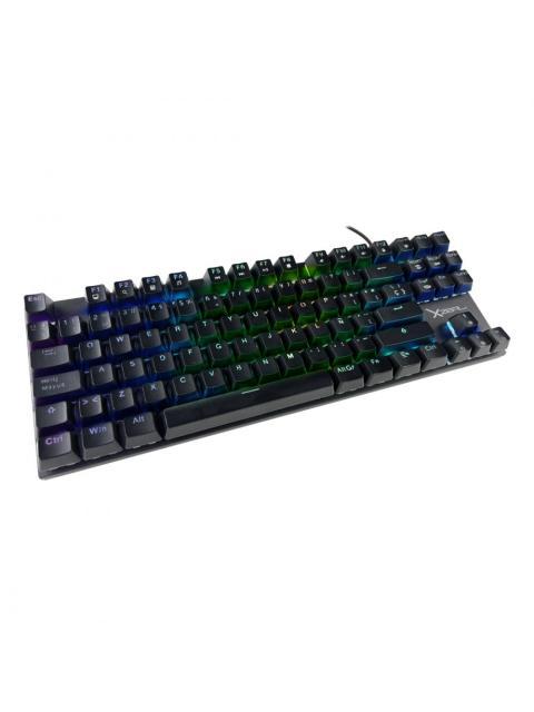 TECLADO GAMER XZEAL XZ1020 TECLADO MECANICO SWITCH RED ALAMBRICO NEGRO (ESPANOL) - ¡COMPRA Y RECIBE $50 DE SALDO DE REGALO EN TU PROXIMA COMPRA!