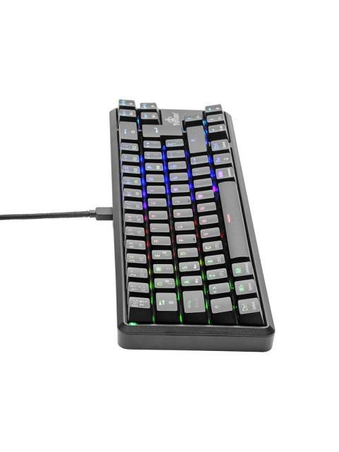 TECLADO GAMER YEYIAN AKIL S3500 RGB TECLADO MECANICO SWITCH BLUE ALAMBRICO NEGRO (ESPANOL)