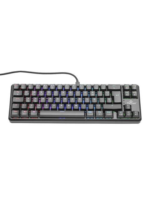 TECLADO GAMER YEYIAN AKIL S3500 RGB TECLADO MECANICO SWITCH RED ALAMBRICO NEGRO (ESPANOL)