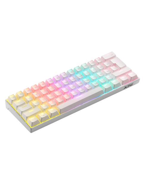TECLADO GAMING XPG SUMMONER MINI SWITCH OUTEMU BLUE. CON ILUMINACION RGB EN ESPANOL. BLANCO. SUMMONERMINI61BLWHCES