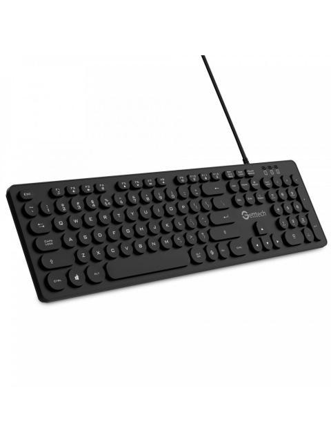 TECLADO GETTTECH GTI-28201 ALAMBRICO USB NEGRO (ESPANOL - ESPANA)