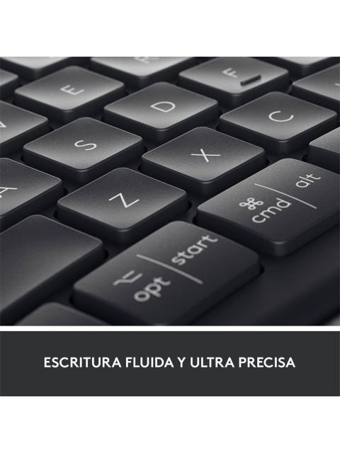 TECLADO LOGITECH ERGO K860 INALAMBRICO RF WIRELESS-BLUETOOTH NEGRO (ESPANOL)
