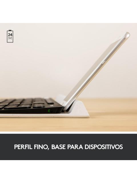 TECLADO LOGITECH K780 INALAMBRICO BLUETOOTH NEGRO (ESPANOL)