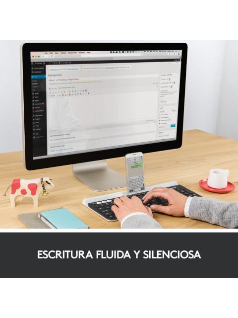 TECLADO LOGITECH K780 INALAMBRICO BLUETOOTH NEGRO (ESPANOL)