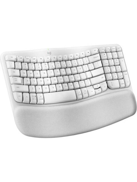 TECLADO LOGITECH WAVE KEYS INALAMBRICO BLUETOOTH BLANCO (ESPANOL)