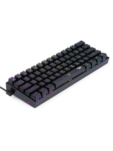TECLADO MECANICO REDRAGON DRAGONBORN K630RGB BROWN INGLES NEGRO RGB