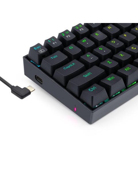 TECLADO MECANICO REDRAGON DRAGONBORN K630RGB RED INGLES NEGRO RGB