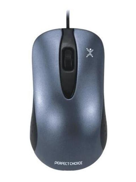 TECLADO MOUSE Y AUDIFONOS 3.5MM PERFECT CHOICE AZUL