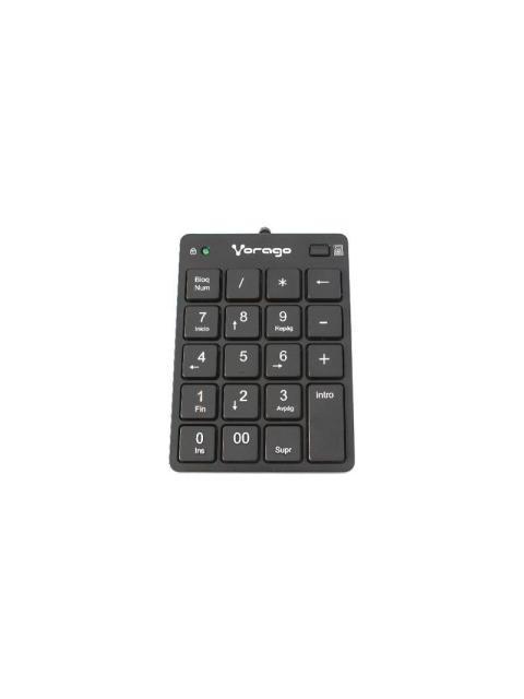 VORAGO TECLADO NUMERICO KB-105 ALAMBRICO USB NEGRO
