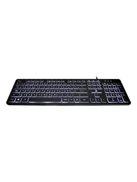 TECLADO PERFECT CHOICE PC-201304 ALAMBRICO USB NEGRO (ESPANOL)