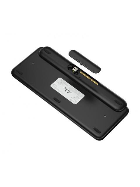 TECLADO LOGITECH POP KEYS TECLADO MECANICO INALAMBRICO NEGRO-GRIS-AMARILLO (INGLES)