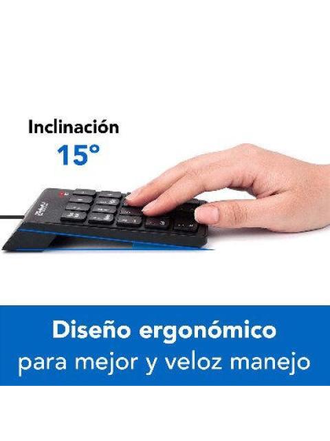 BROBOTIX TECLADO NUMERICO 963234 ALAMBRICO USB NEGRO