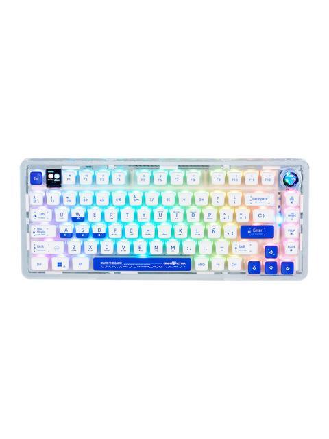 TECLADO VORAGO GAME FACTOR KBG800 TECLADO GASKET PERSONALIZABLE FORMATO 75 CON RGB CONFIGURABLE