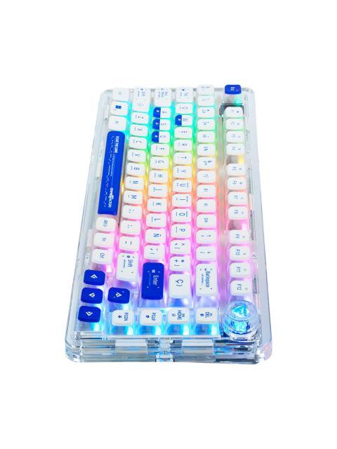TECLADO VORAGO GAME FACTOR KBG800 TECLADO GASKET PERSONALIZABLE FORMATO 75 CON RGB CONFIGURABLE